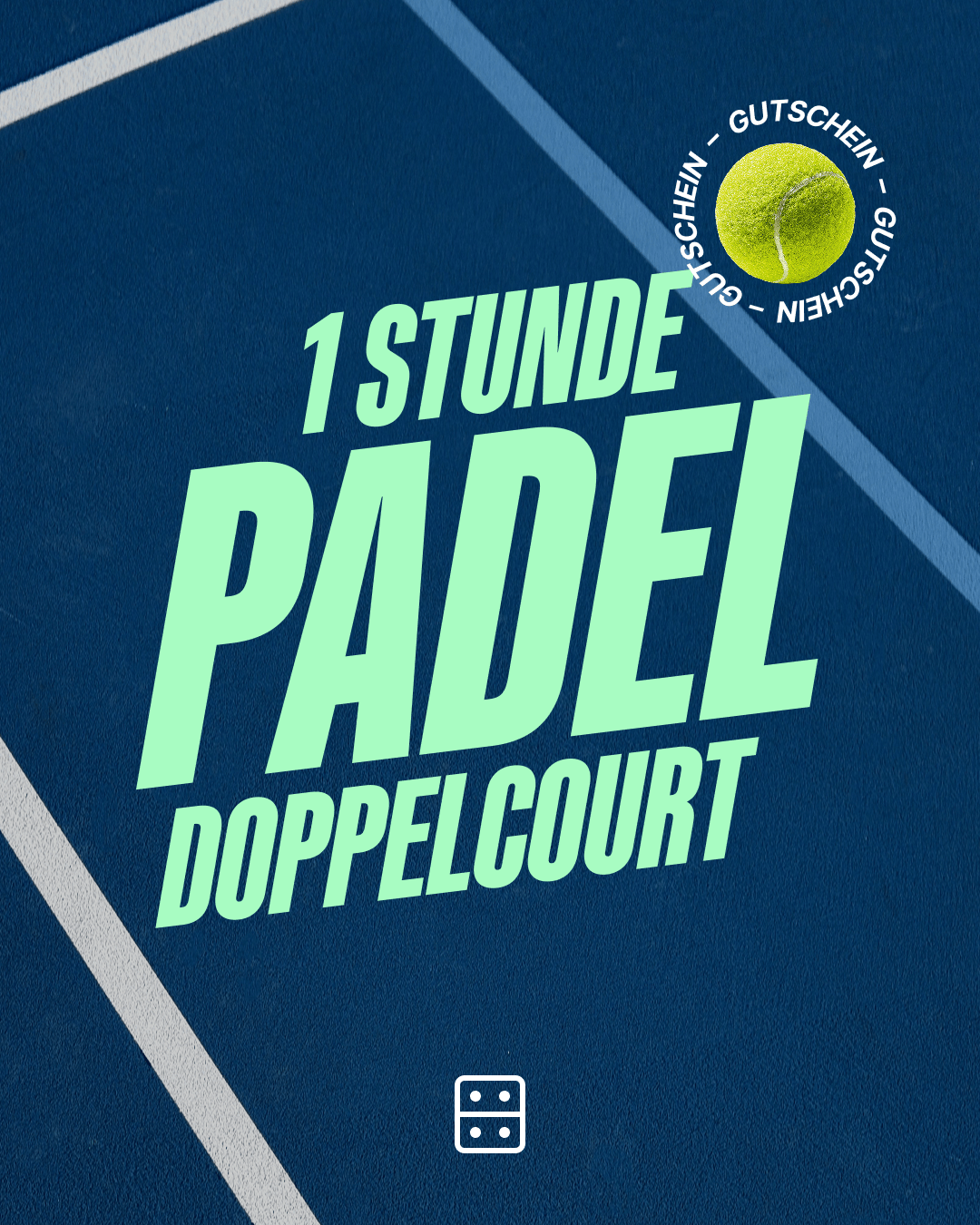 Gutschein - 1h Padel Doppelcourt (Versand als PDF)